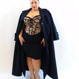 Corsetto con trasparenze flloreali 4158