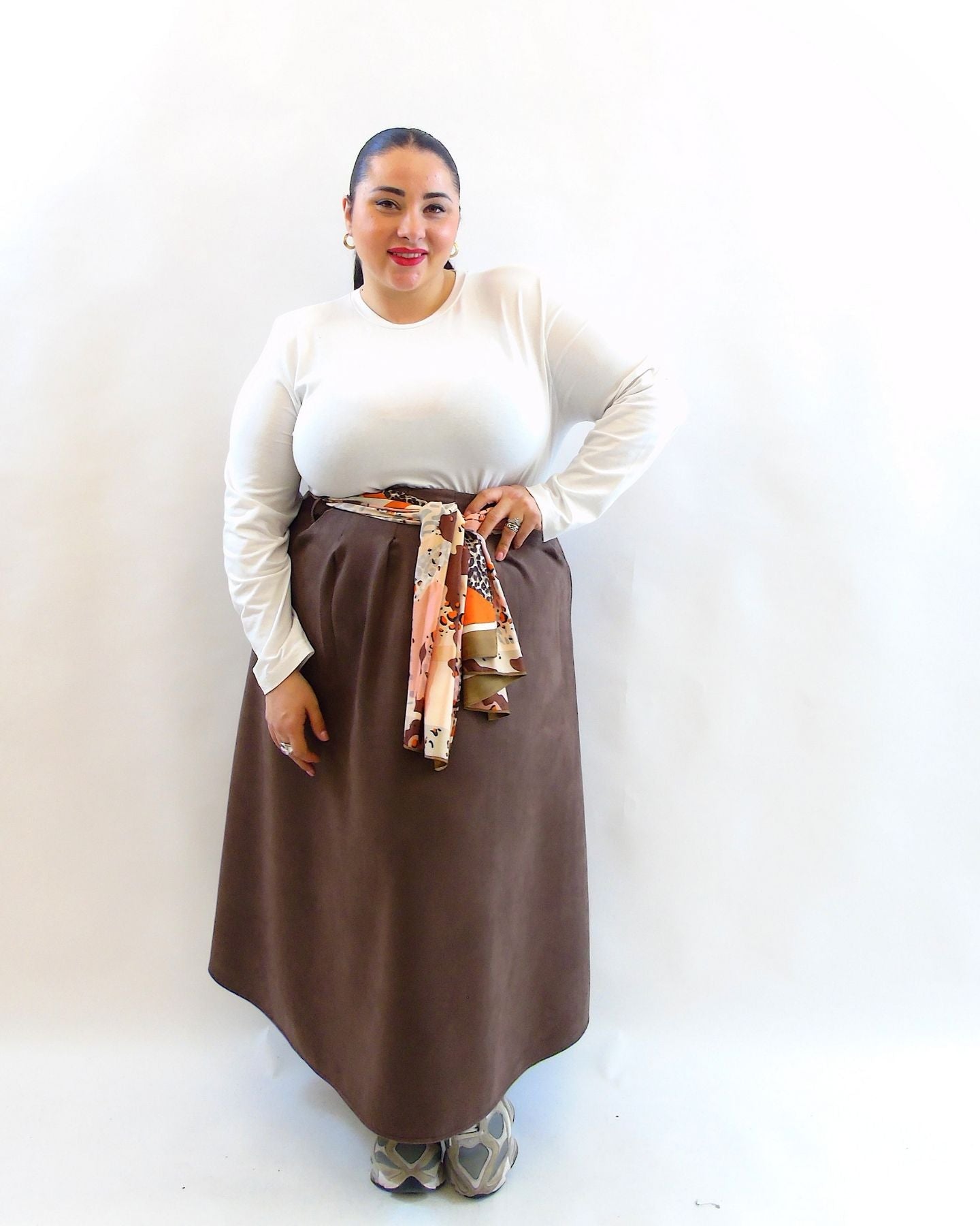 Gonna con cintura 62272