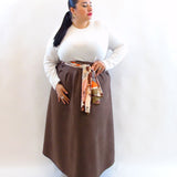 Gonna con cintura 62272