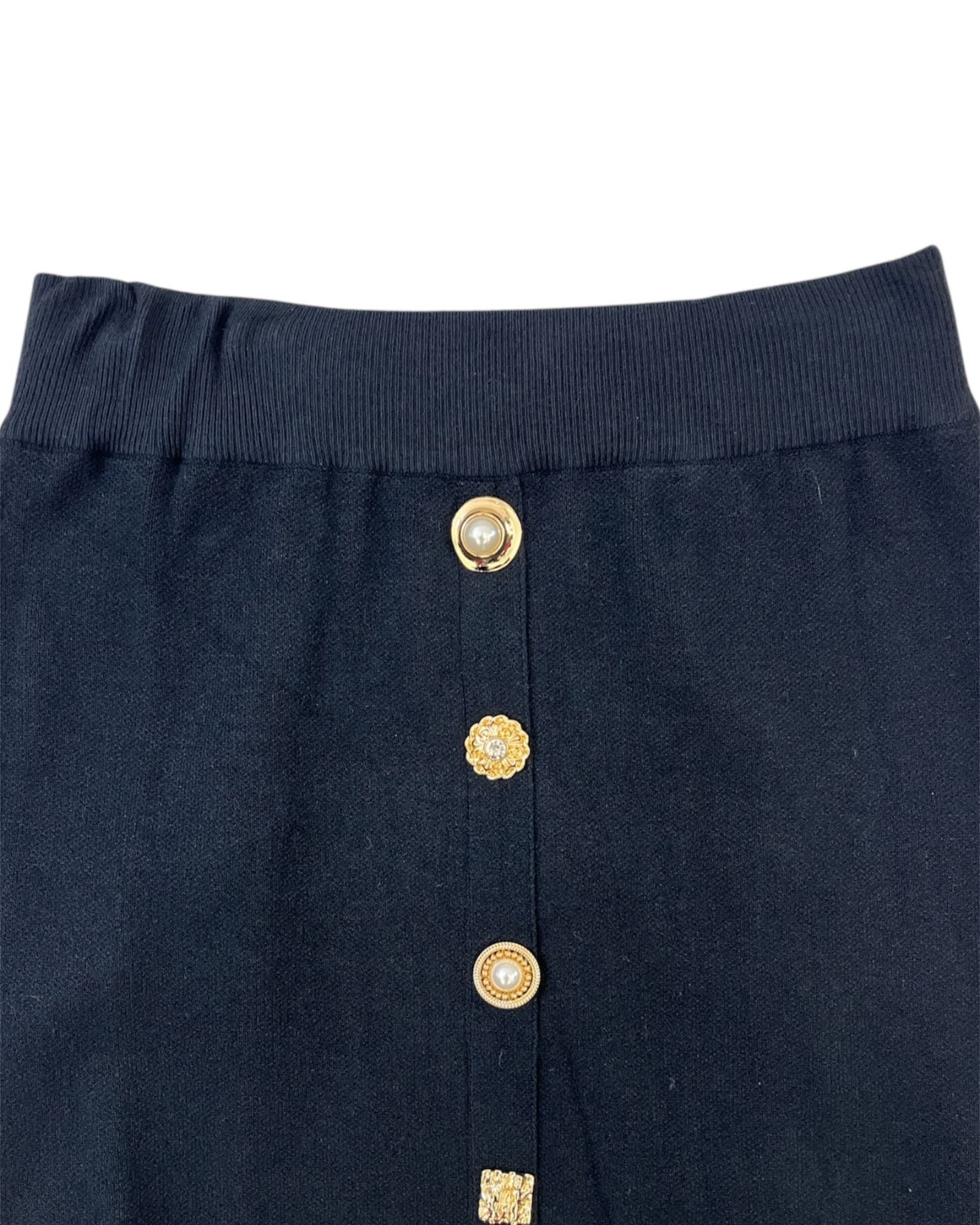 Gonna con bottoni oro 52933