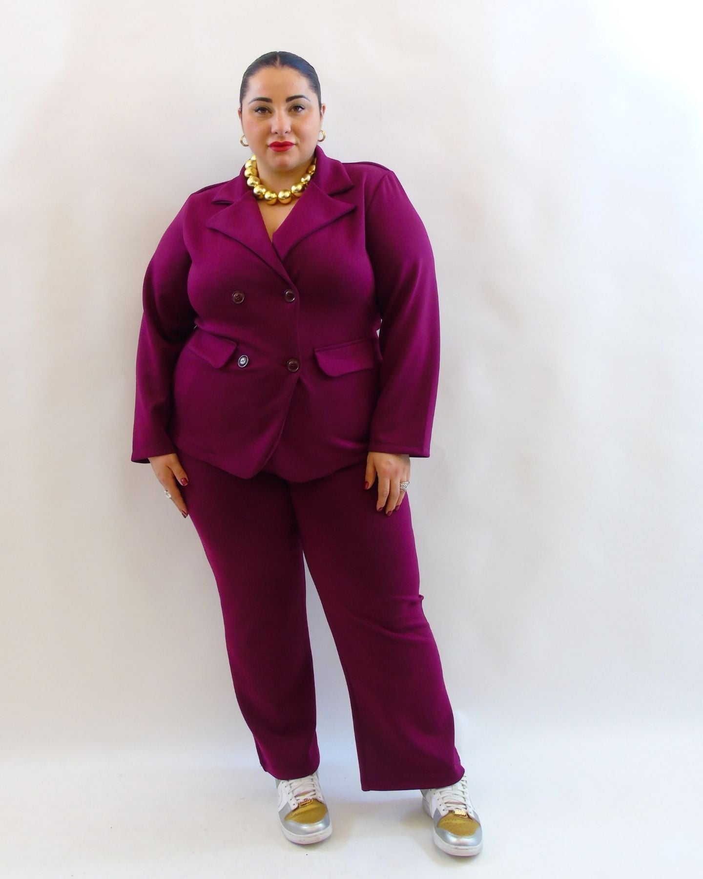 Coordinato doppio petto punto milano 8104