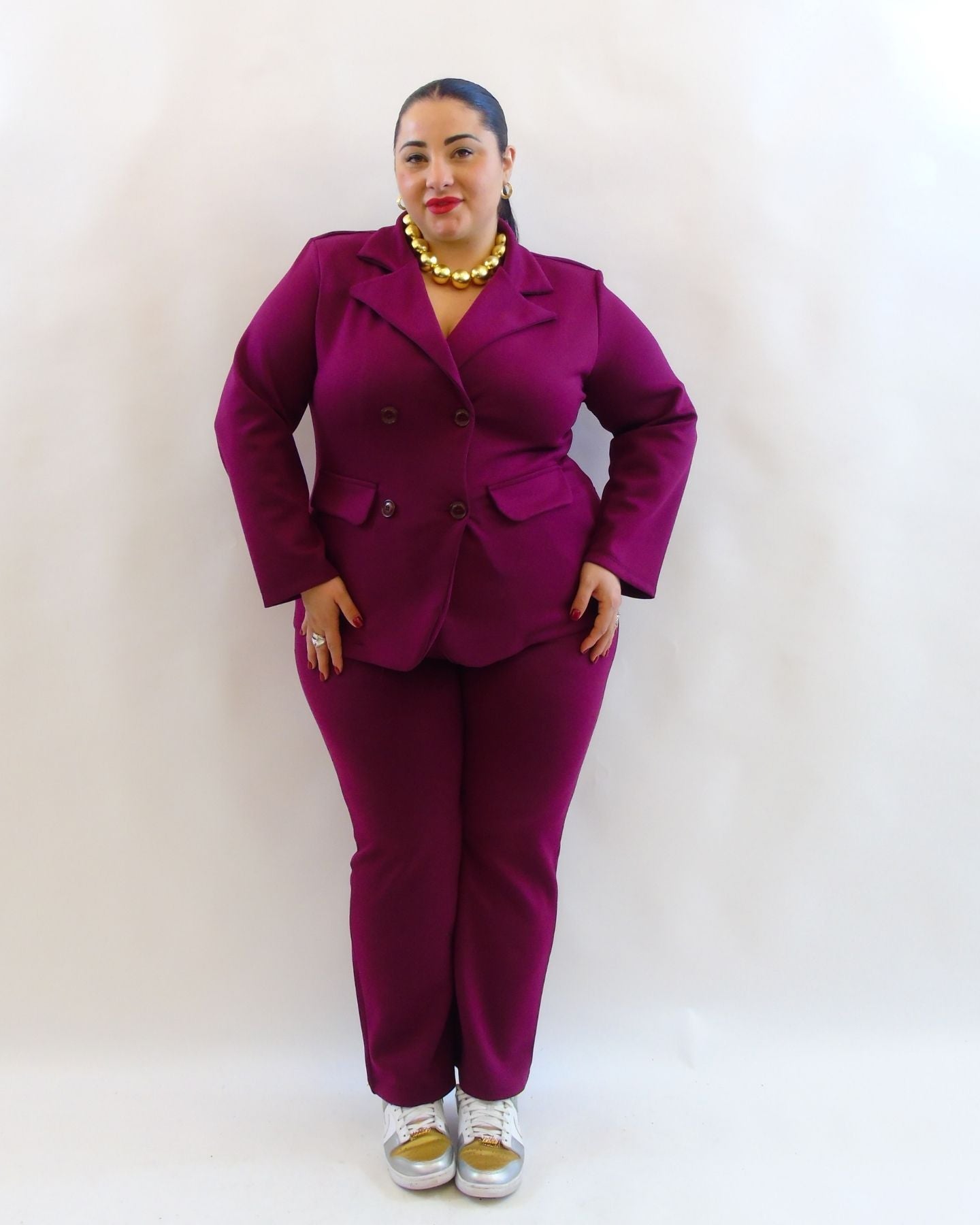 Coordinato doppio petto punto milano 8104