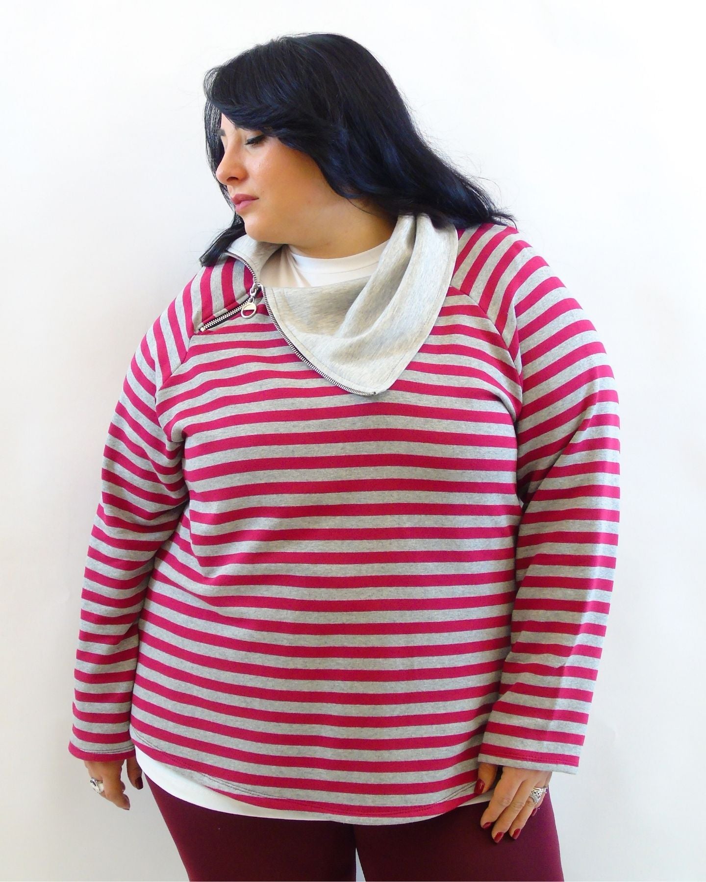 Blusa con asimmetrico 25253