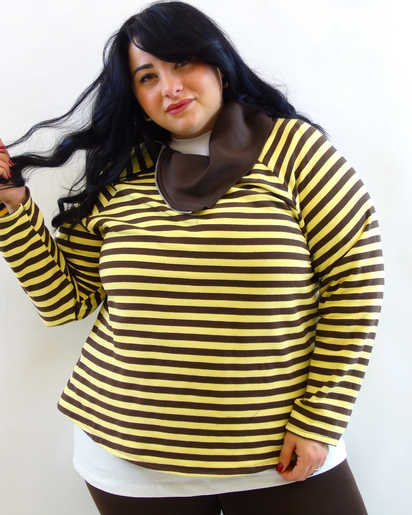 Blusa con asimmetrico 25253