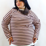 Blusa con asimmetrico 25253
