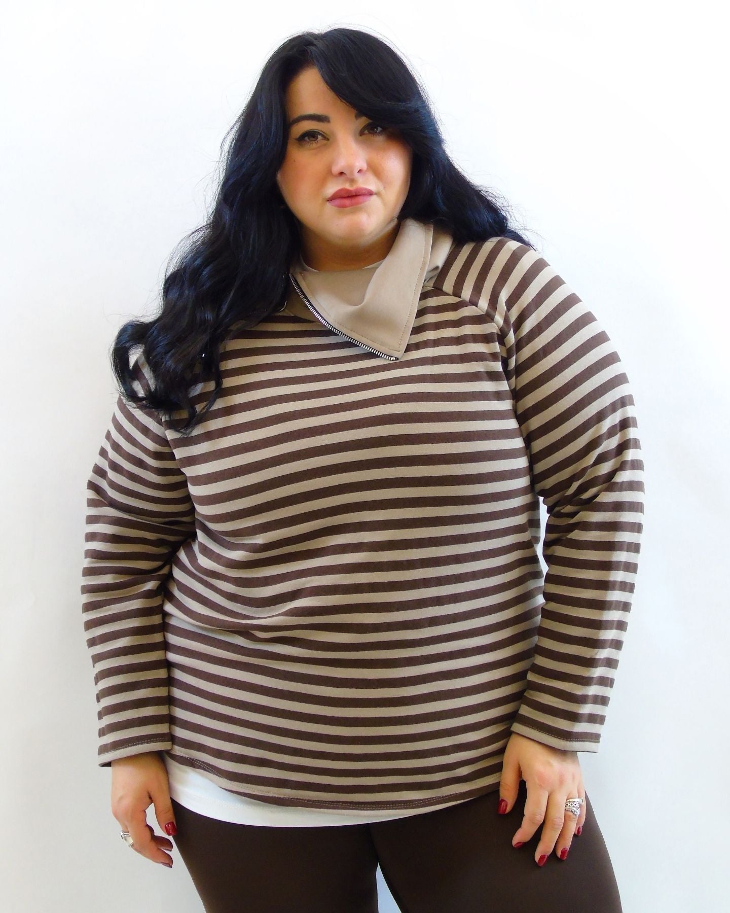 Blusa con asimmetrico 25253