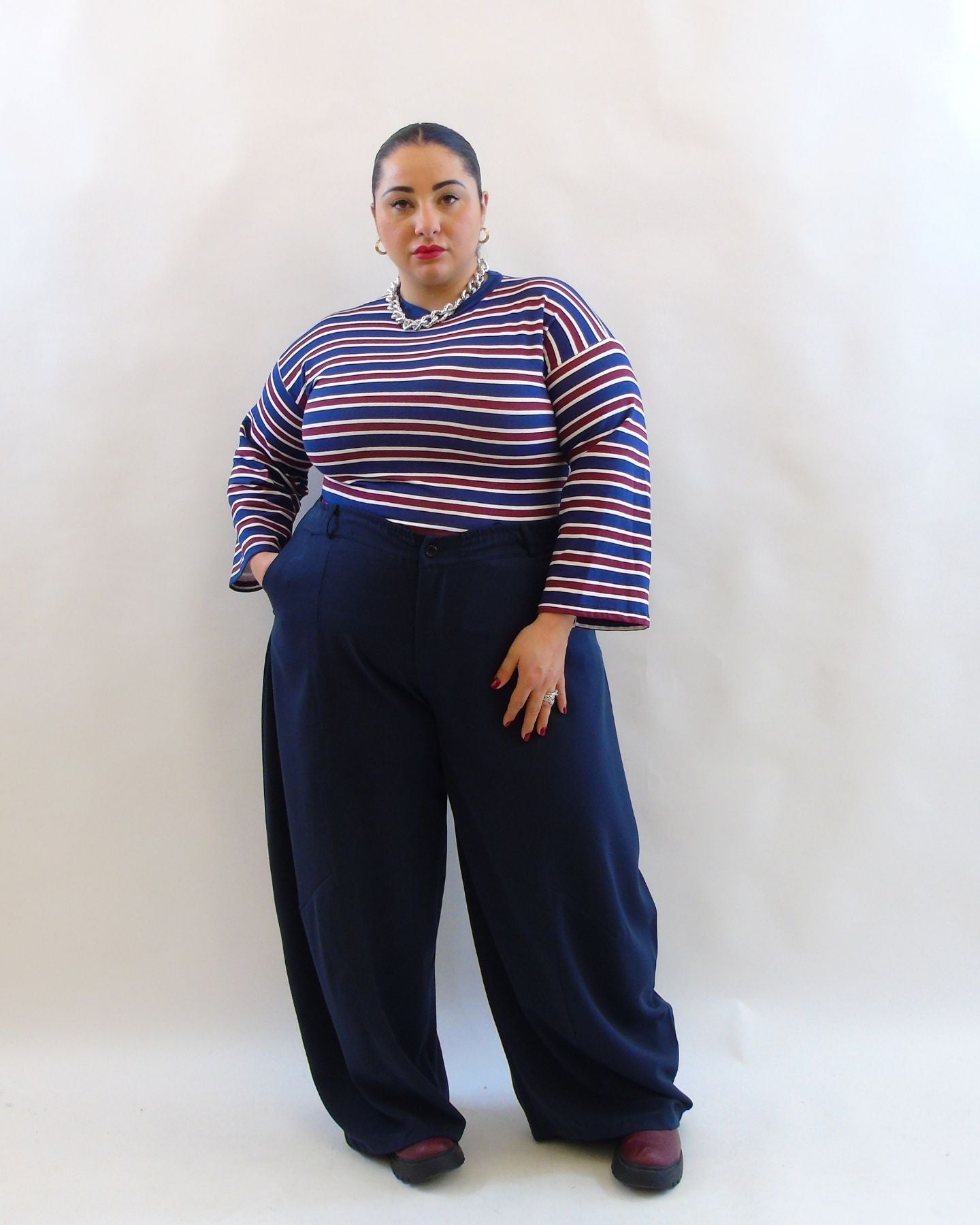 Pantalone ballon in tessuto 66693