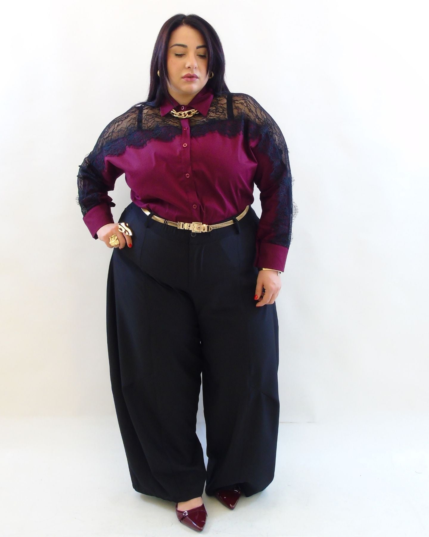 Pantalone ballon in tessuto 66693