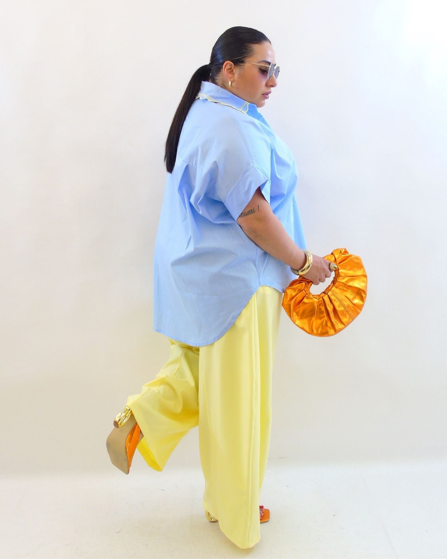 Pantalone ballon in tessuto 66693