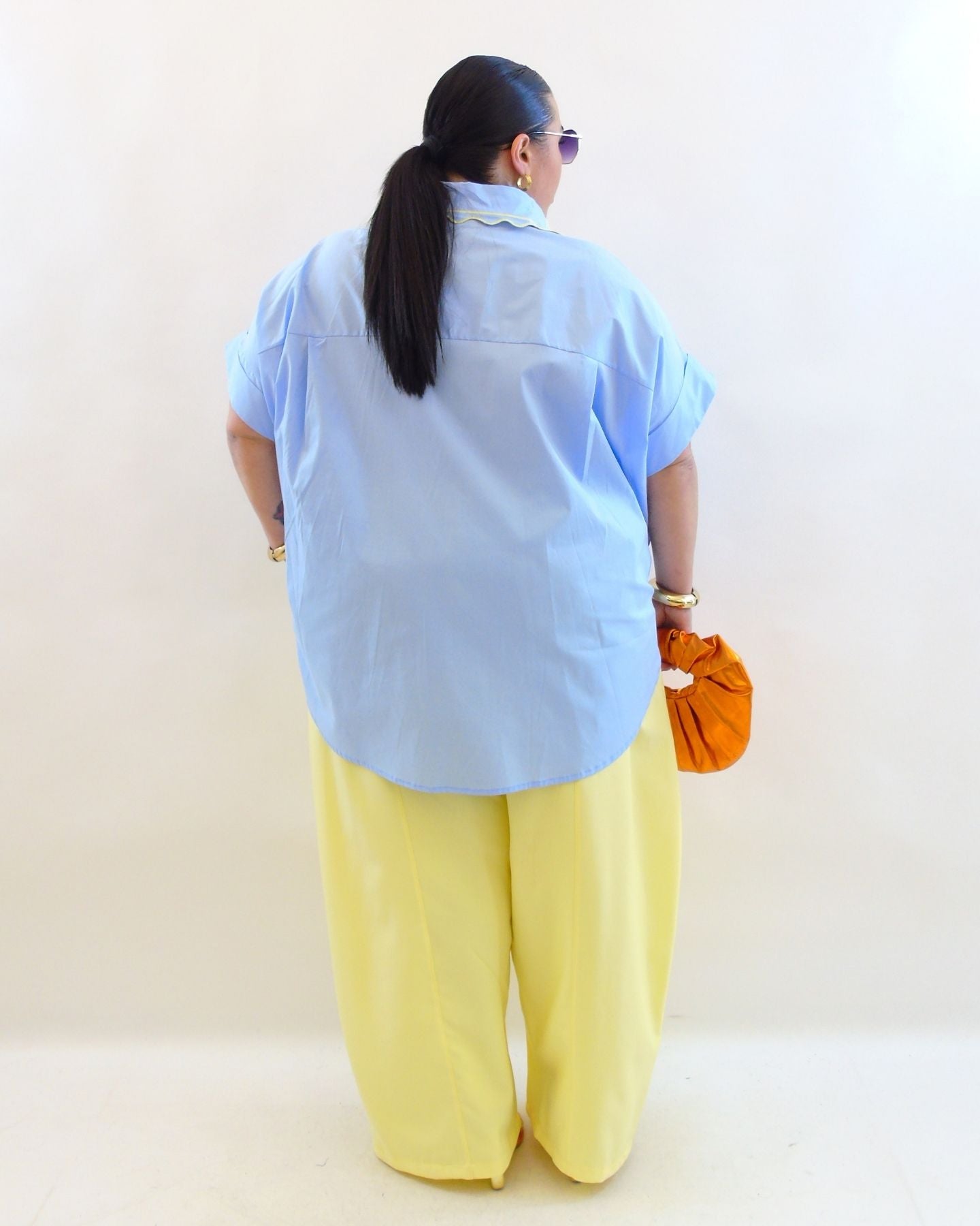Pantalone ballon in tessuto 66693