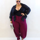 Pantalone ballon in tessuto 66693