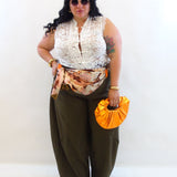Pantalone ballon in tessuto 66693