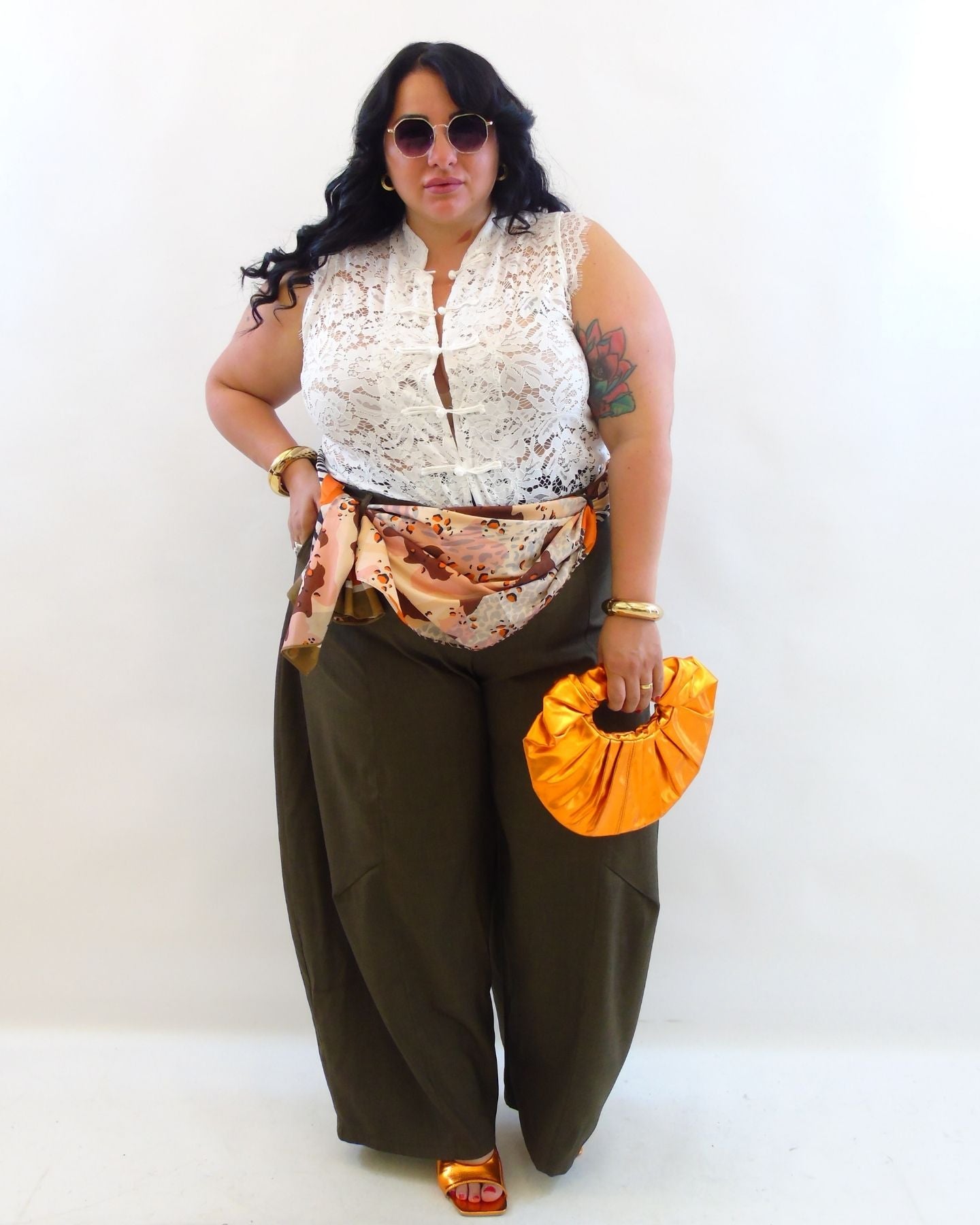 Pantalone ballon in tessuto 66693