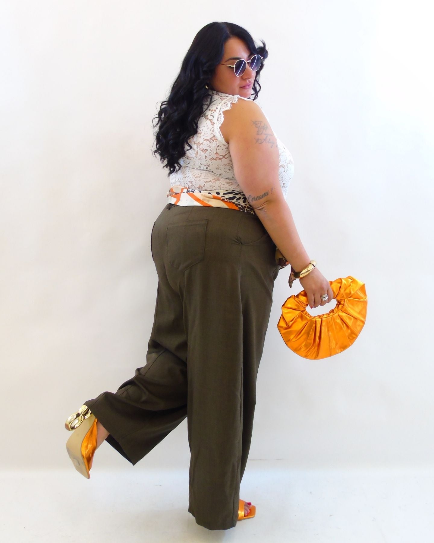 Pantalone ballon in tessuto 66693