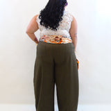 Pantalone ballon in tessuto 66693