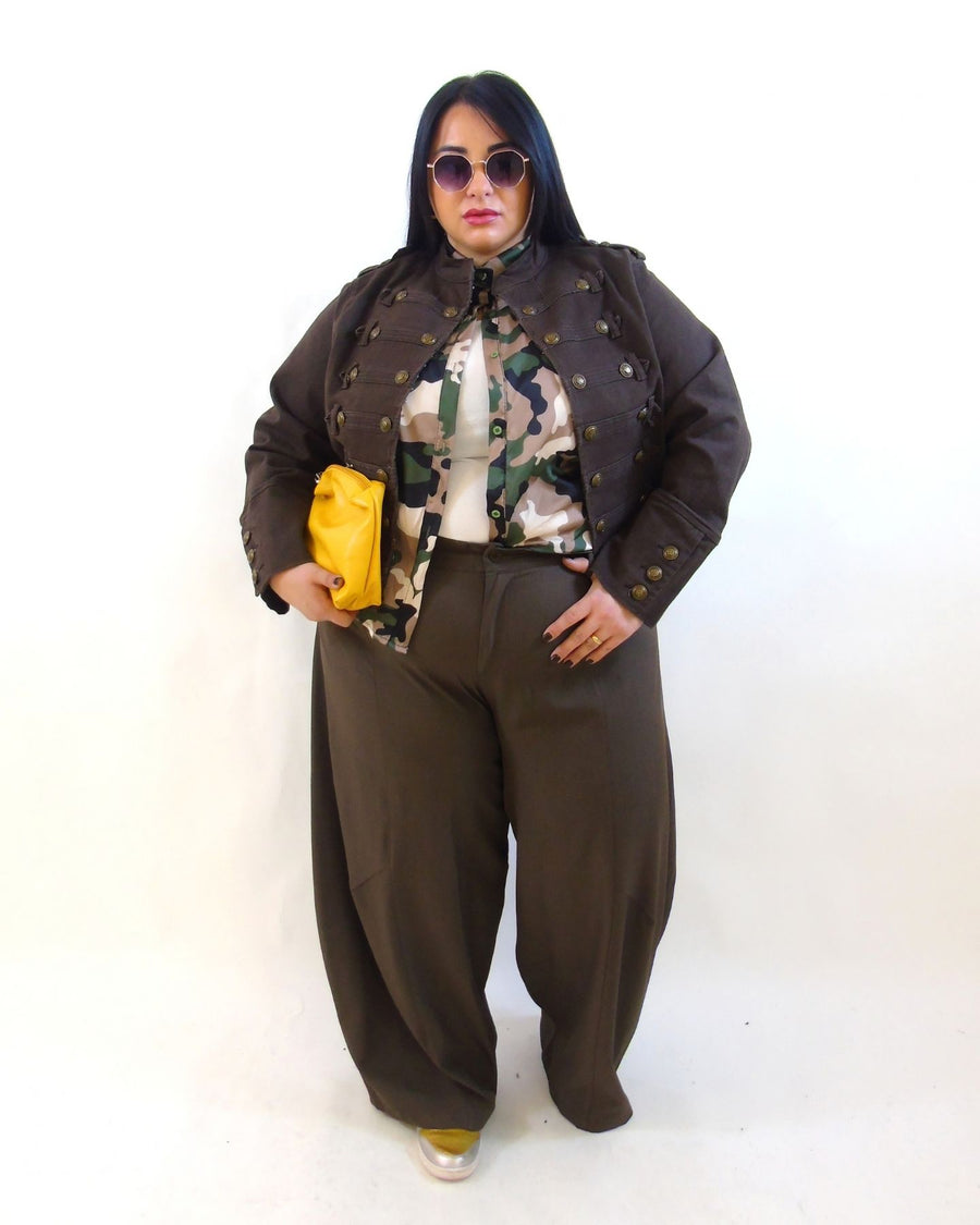 Pantalone ballon in tessuto 66693