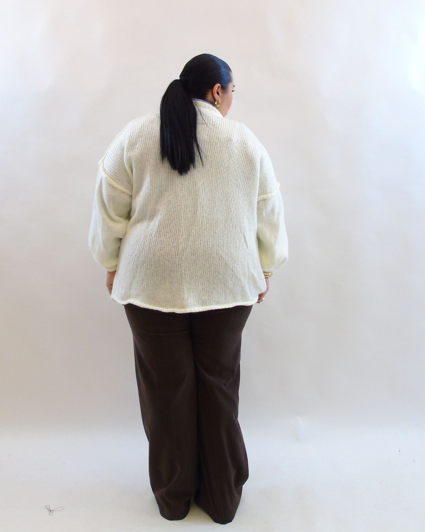 Pantalone palazzo gessato 11458