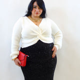 Gonna a tubino paillettes 7643