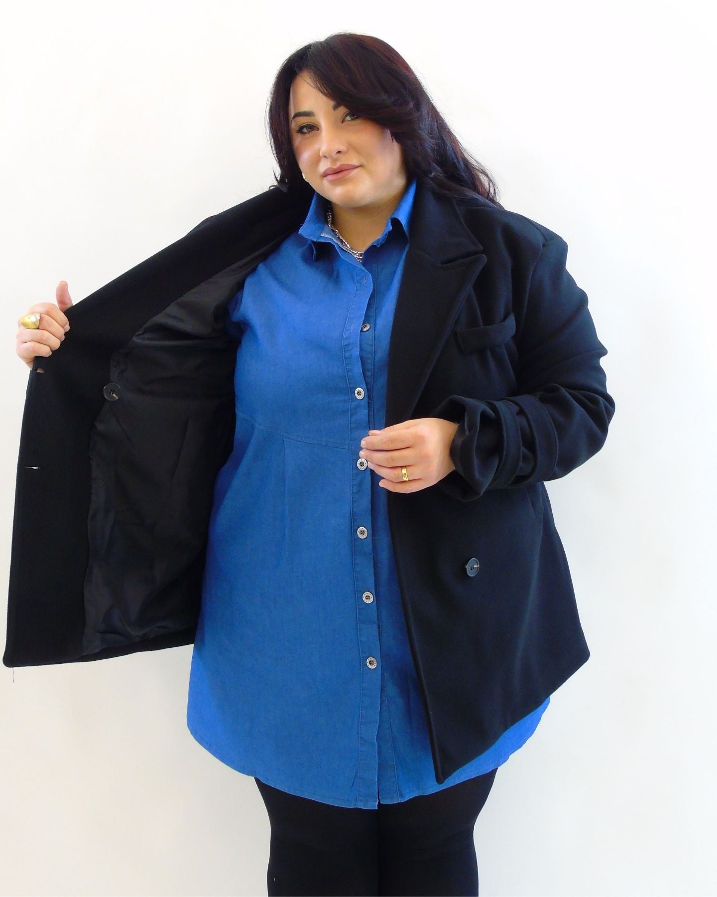 Cappotto con fusciacca 11118