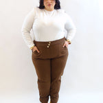 Pantalone bottoni oro 26732