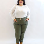 Pantalone bottoni oro 26732