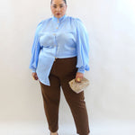 Pantalone bottoni oro 26732