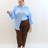 Pantalone bottoni oro 26732