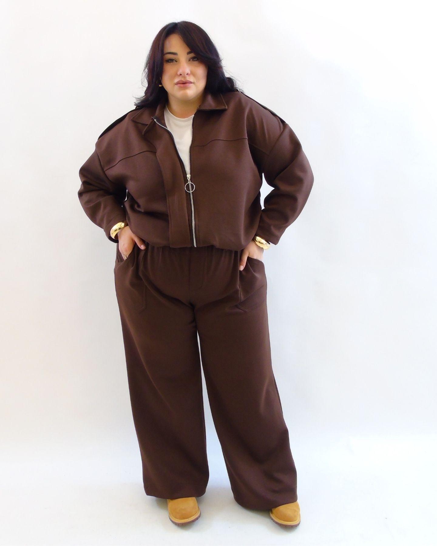 Coordinato giacca con zip 28302