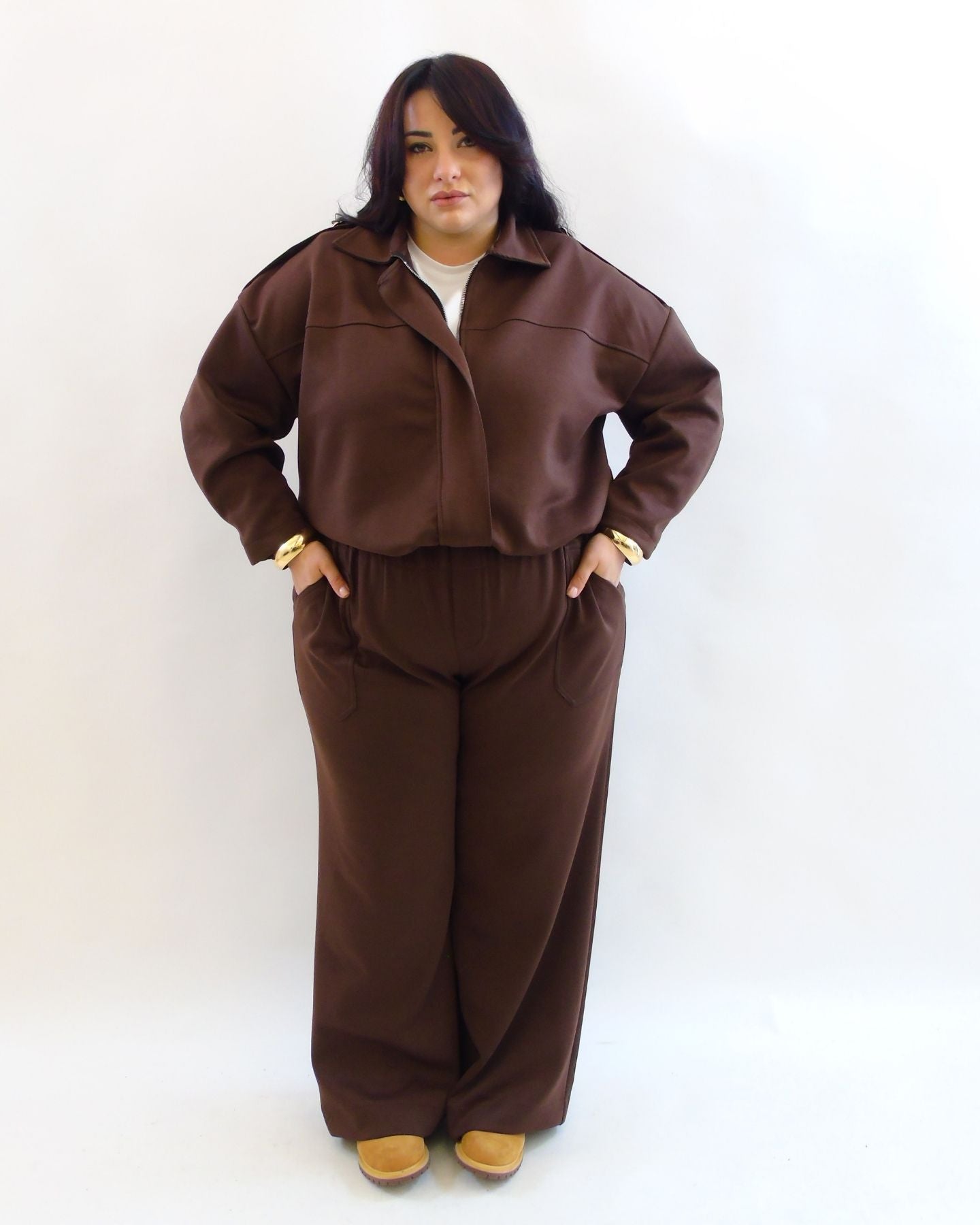 Coordinato giacca con zip 28302