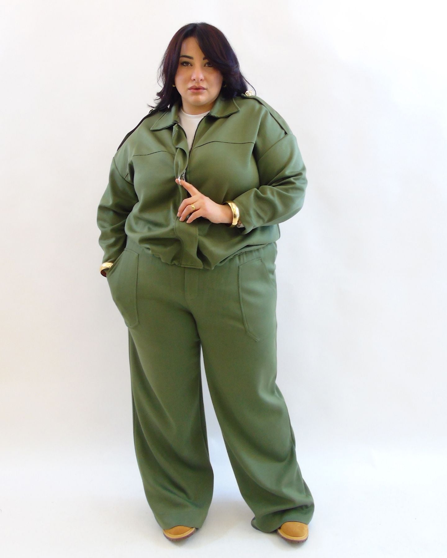 Coordinato giacca con zip 28302