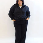 Coordinato giacca con zip 28302