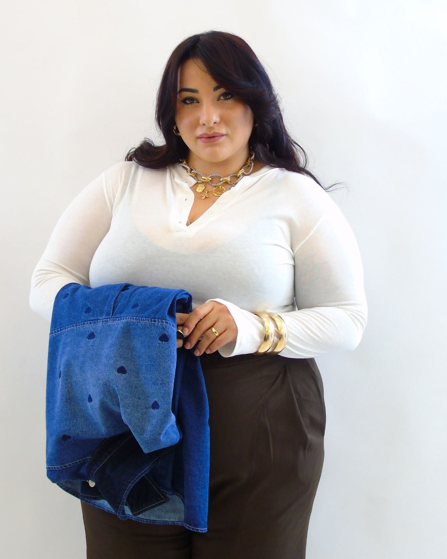 Maglia basic bottone 5551