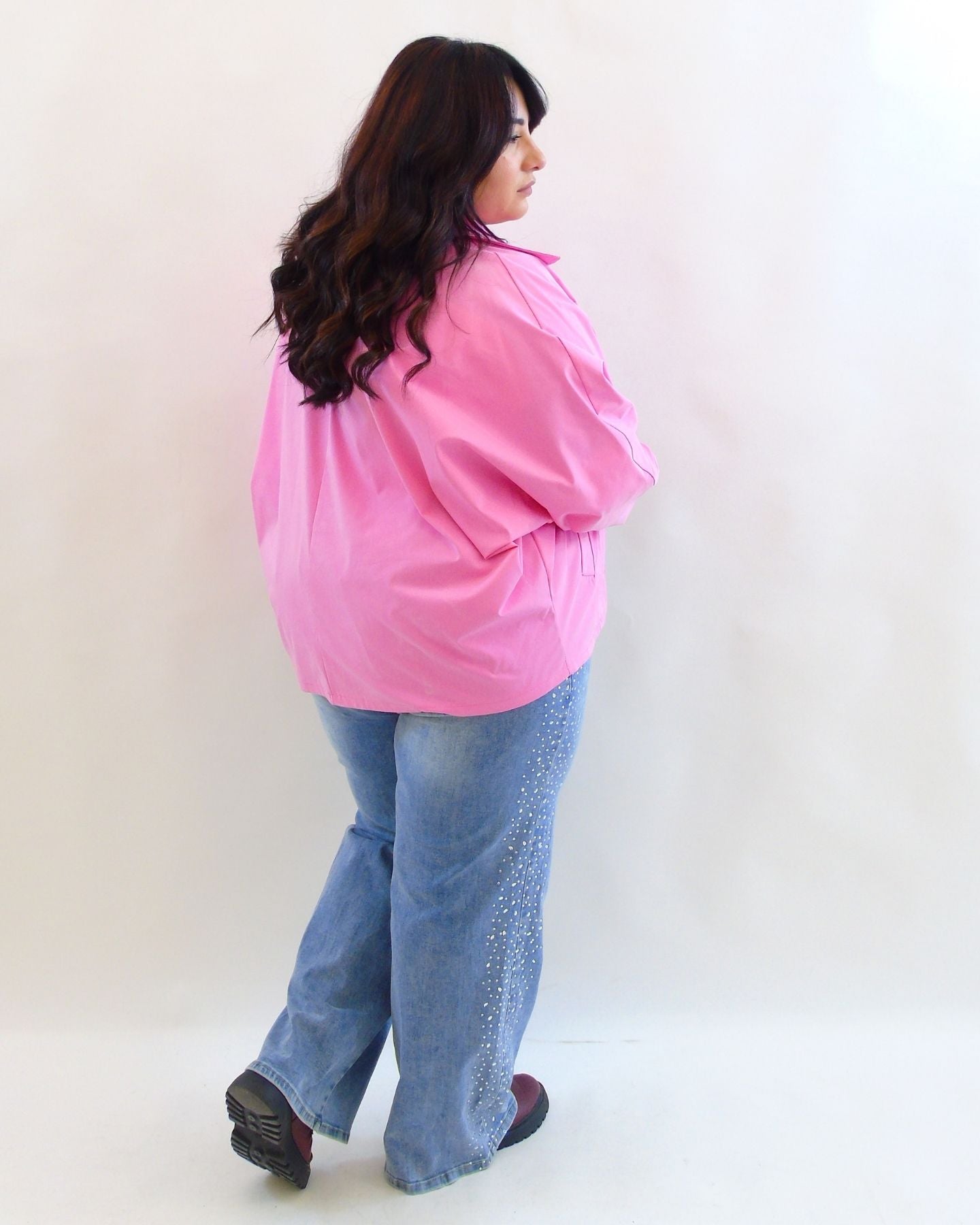 Jeans brillantini laterale 00355