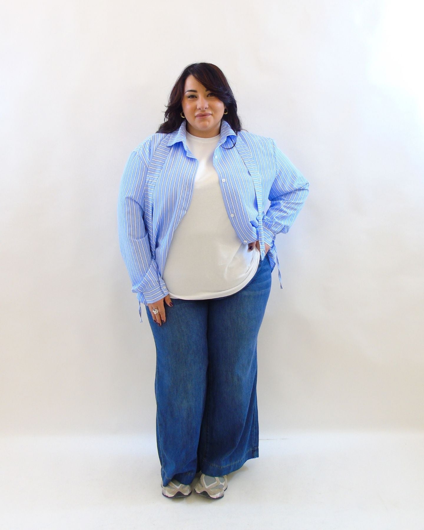 Jeans palazzo lavaggio 0045