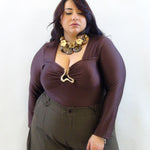 Blusa con coppa 28321