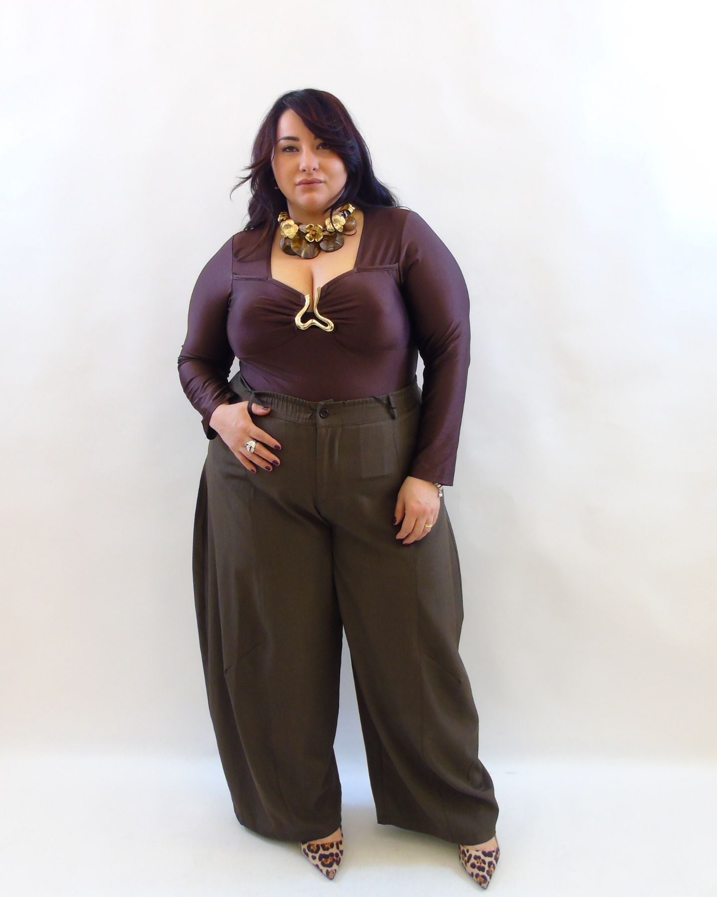 Blusa con coppa 28321