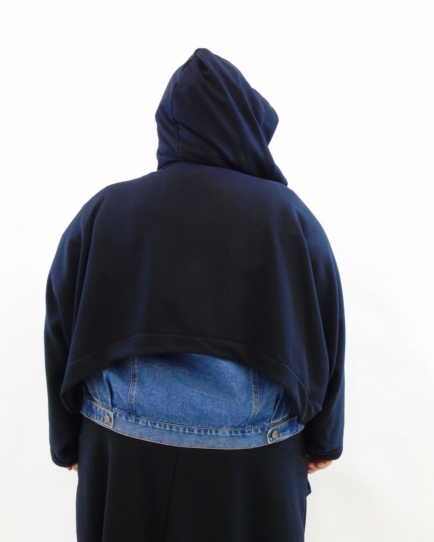 Cardigan con dettagli in jeans 9000