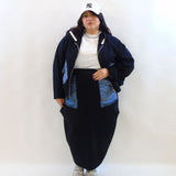 Gonna con dettagli in jeans 9005