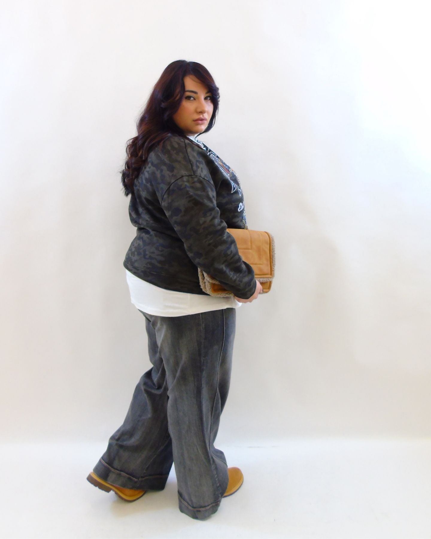 felpa con teddy camouflage 73911