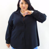 Camicia con pizzo sul retro 71211