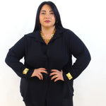Camicia con pizzo sul retro 71211