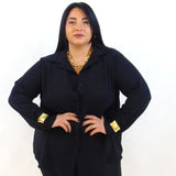 Camicia con pizzo sul retro 71211