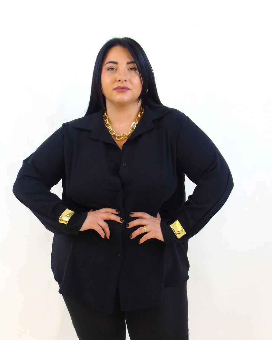 Camicia con pizzo sul retro 71211