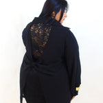 Camicia con pizzo sul retro 71211