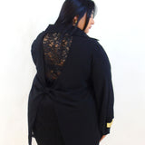 Camicia con pizzo sul retro 71211