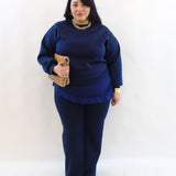 Coordinato con pizzo laterale 60753
