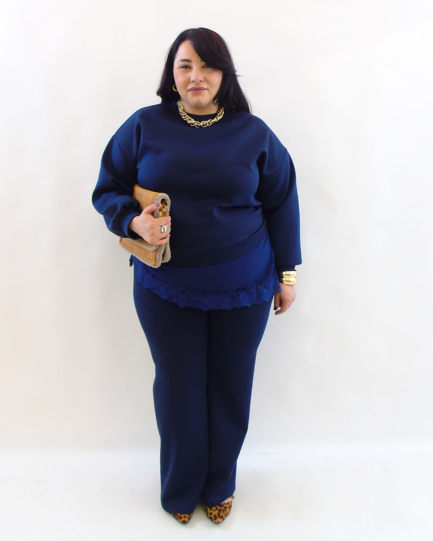 Coordinato con pizzo laterale 60753