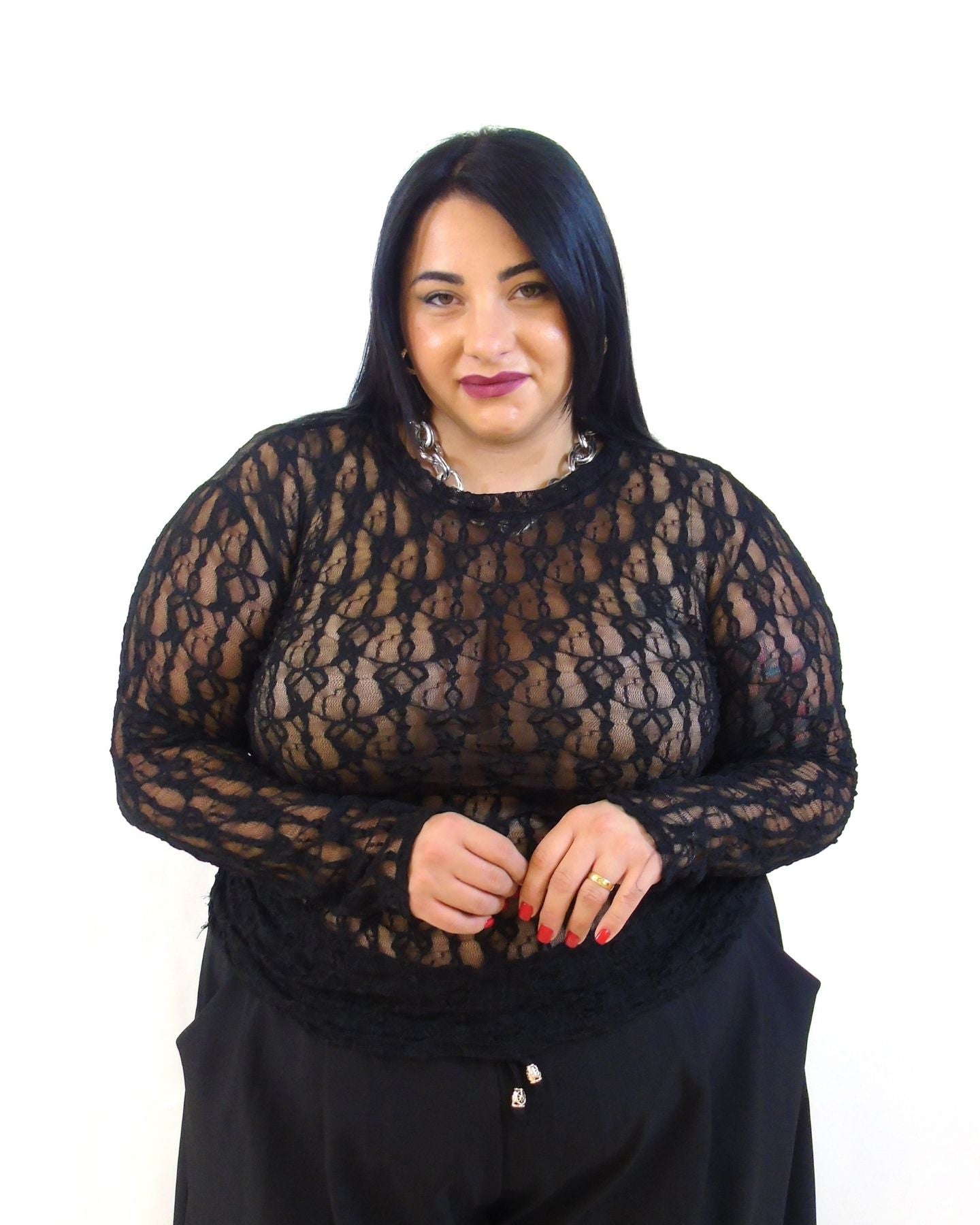 Maglia in pizzo 10123