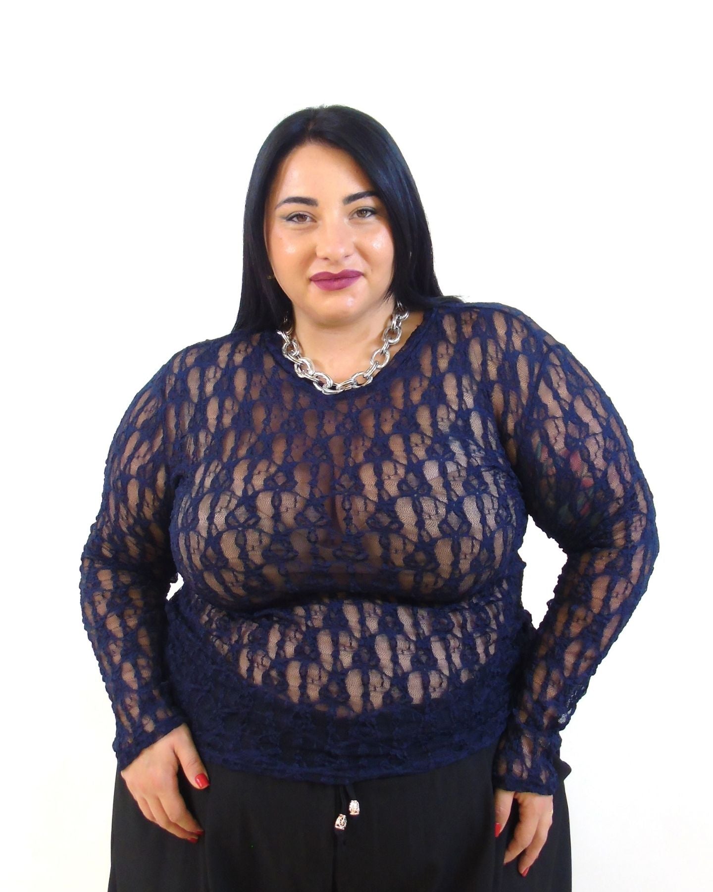 Maglia in pizzo 10123