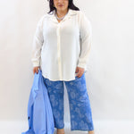 Jeans con fiori 0077